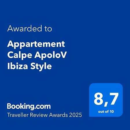 Appartement Calpe Apolov Ibiza Style Exterior photo